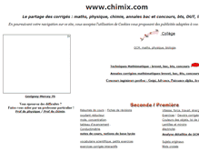 Tablet Screenshot of chimix.net